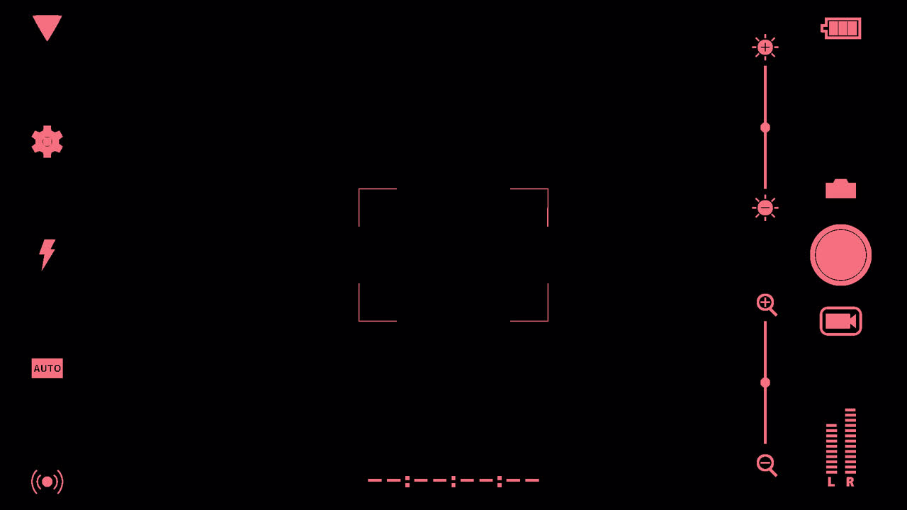 전화 카메라 애니메이션 오버레이 1080p - 30fps - 알파 채널 (8)