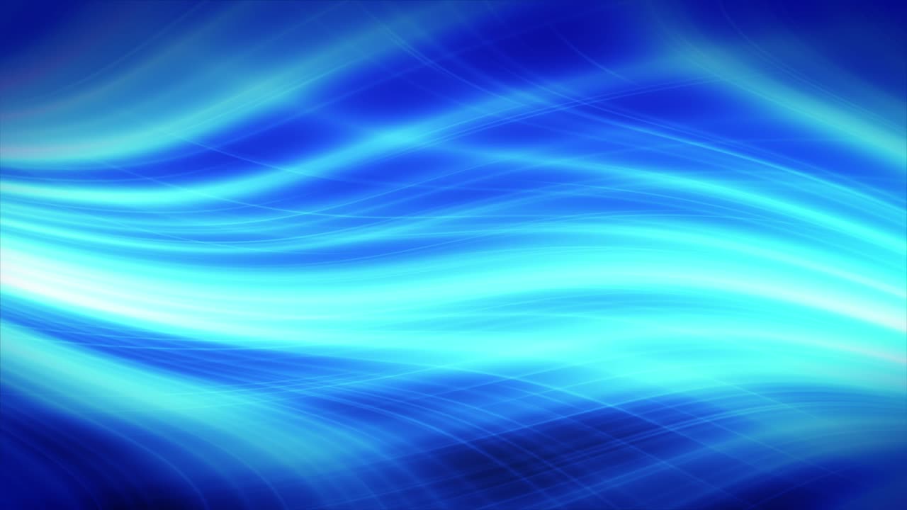 Rippling blue waves on cyan background