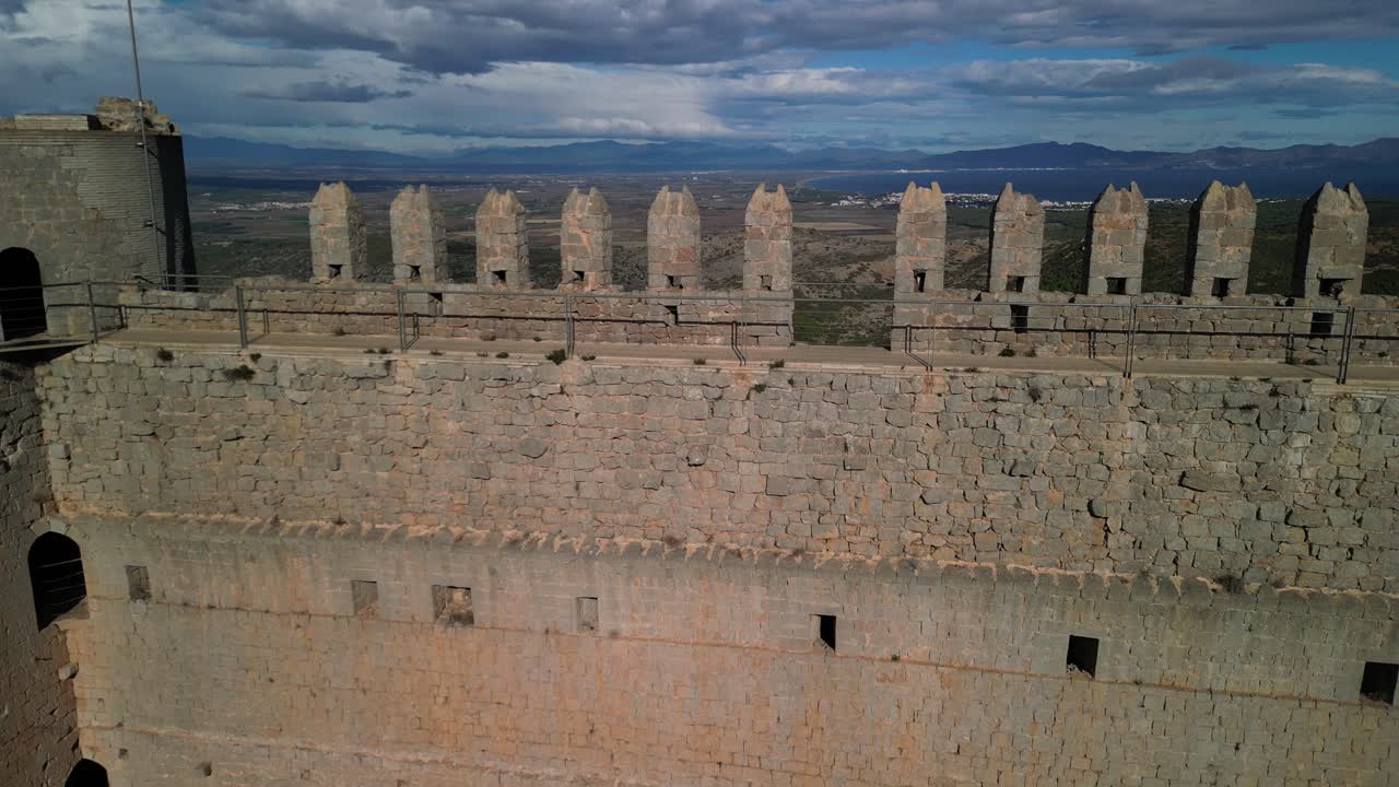 Montgr&iacute; Castle located in Torroella de Montgr&iacute; region of Baix Empord&agrave; on the Costa Brava province of Girona