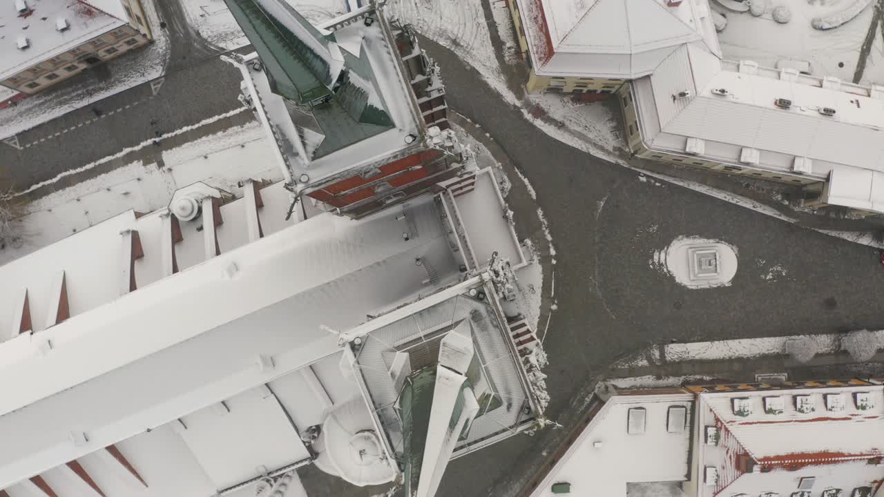 церковные башни во вроцлаве, польша