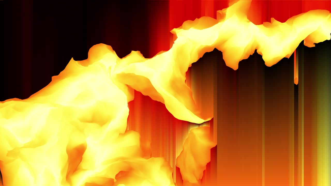 픽셀 정렬 효과를 가진 홀로그램 컬러의 동적 애니메이션