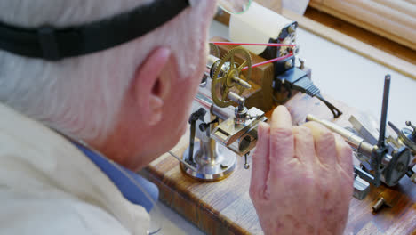 horologist repairing a watch