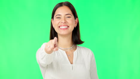 Cara,-Señalándote-A-Ti-Y-A-La-Mujer-Con-Verde