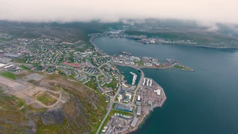ciudad de hammerfest, finnmark, noruega