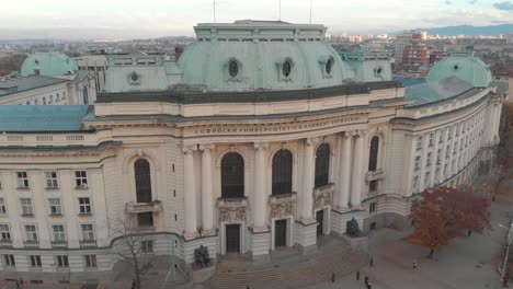 theater in sofia, bulgaria - aerial view