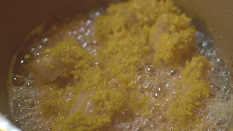 frying battered chicken