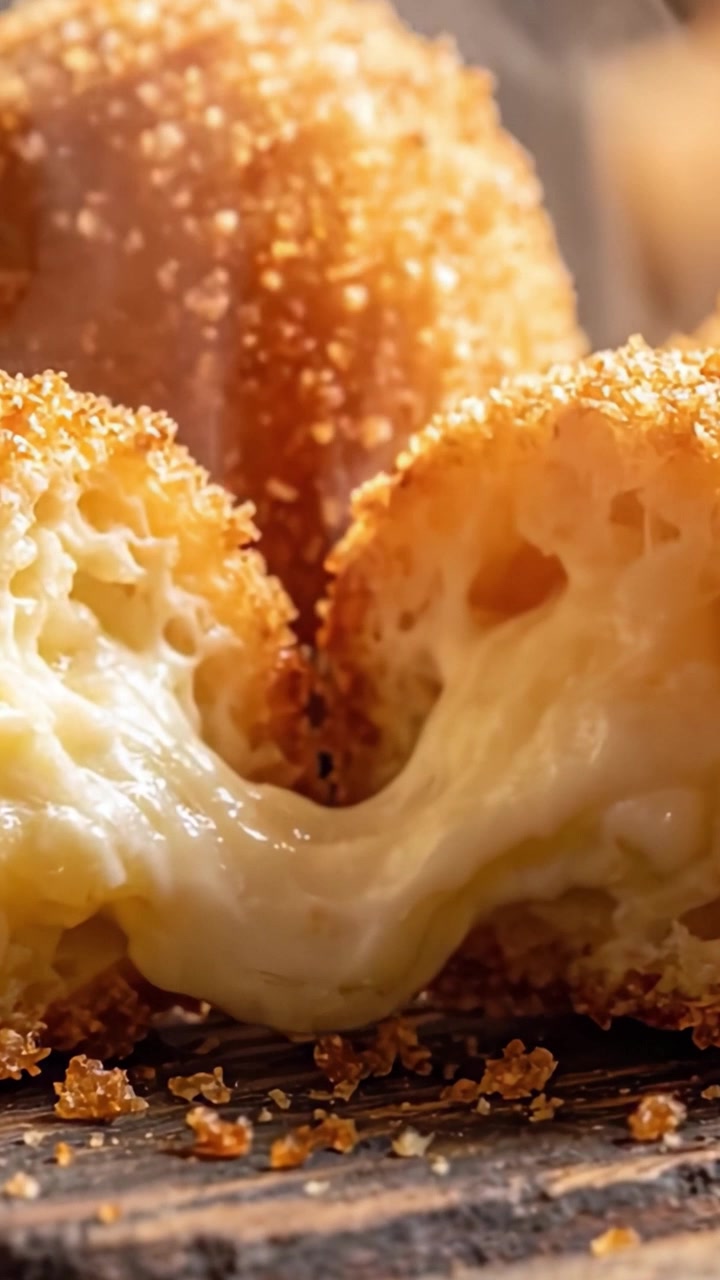 Bouchées délicieusement fromagées : se délecter de l'irrésistible étirement du fromage fondu de délices frits croustillants et dorés