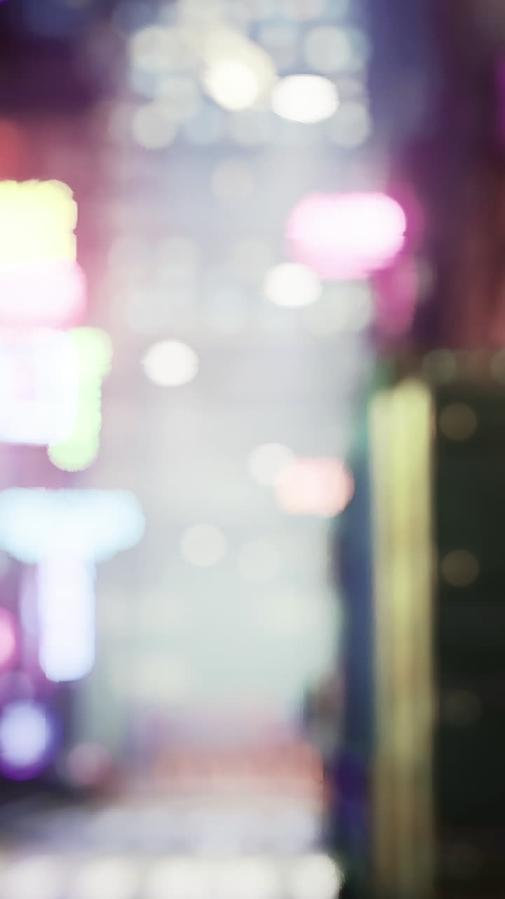 Vibrant urban alleyway illuminated by neon lights at night