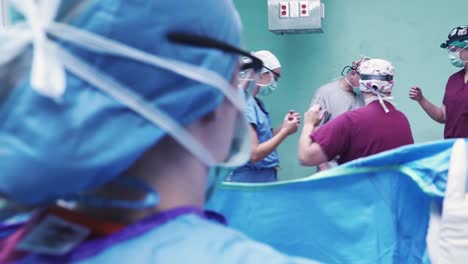 Us-Air-Force-Service-Members-Clean-their-Hands-After-Performing-A-Hysterectomy-Surgery-In-Linden-Guyana-May-27-2019