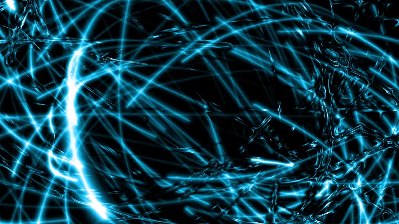 animación de simulación de movimiento de partículas subatómicas.