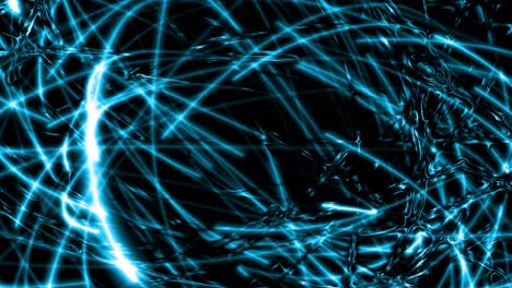 Subatomic particles motion simulation animation.