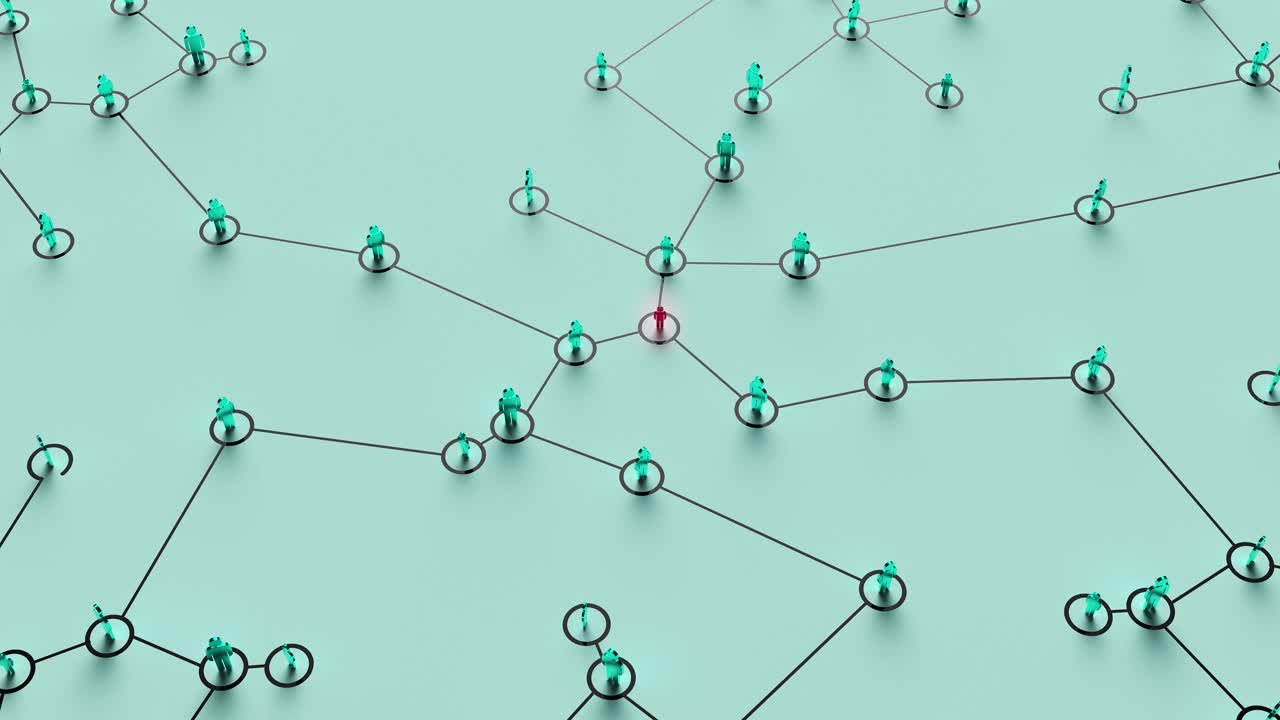 conexión humana gente red social expandiendo 4k