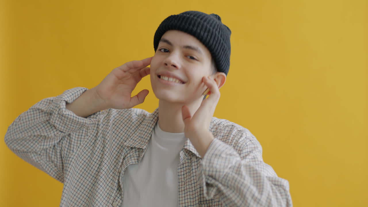 Portrait of a young person