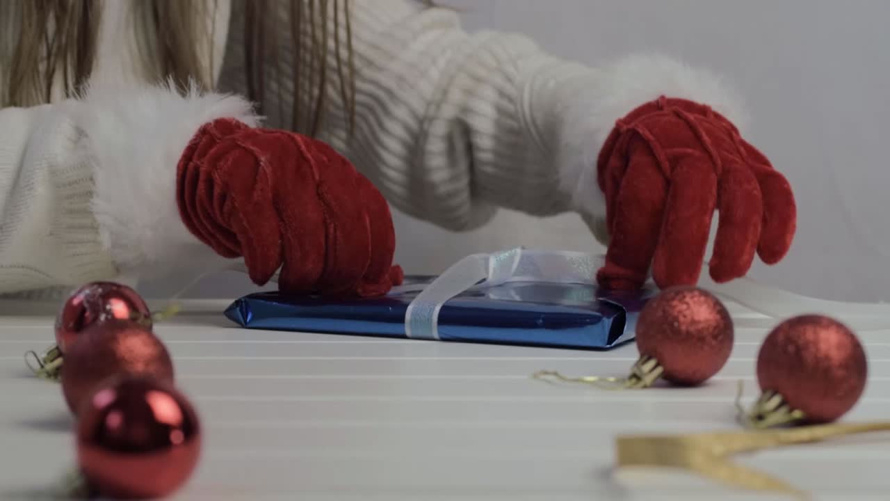 Unwrapping a Christmas Gift