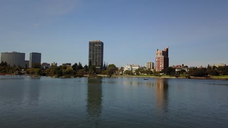 lake merritt oakland california flyover