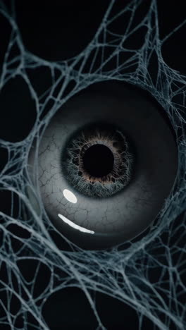 eye in a spiderweb