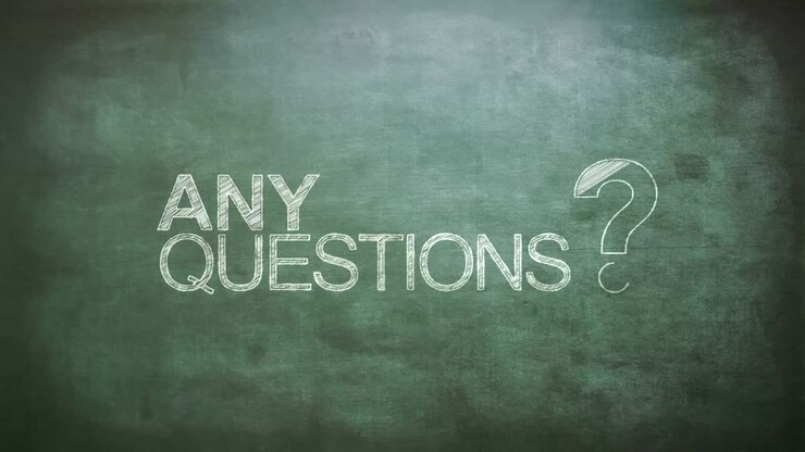Any questions?