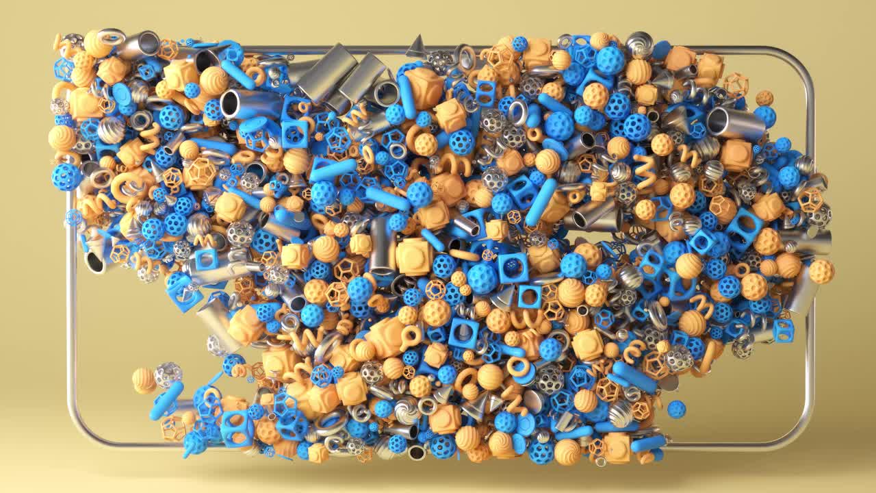 composición geométrica abstracta de las formas