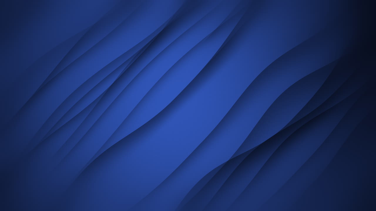 Looped Slow Smooth Blue Geometric Lines, gradients and shadows abstract background