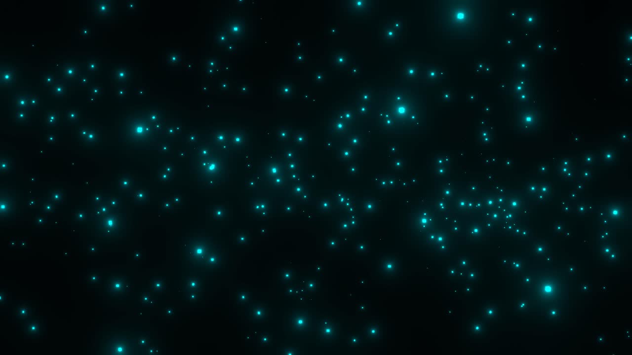 Abstract motion background shining colorful particles