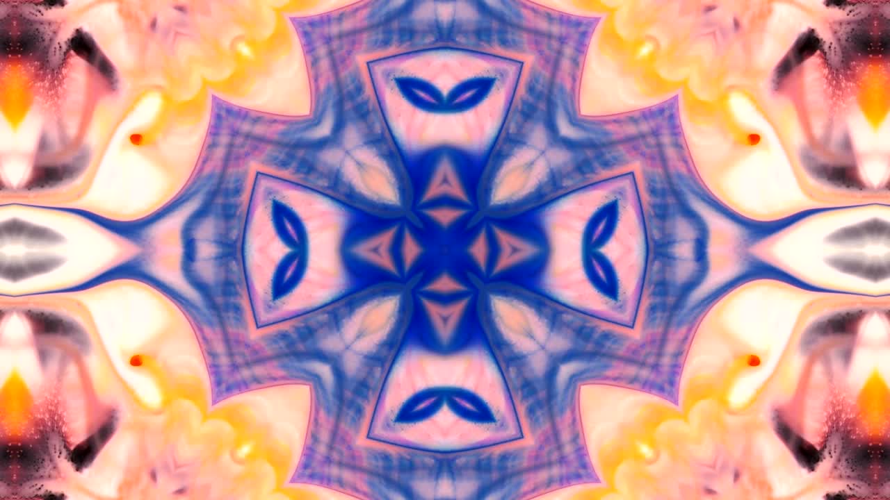 movimiento de fondo de kaleidoscopio abstractamente colorido