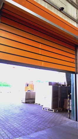 floor and parquet storage. factory for the production of parquet board vertical video
