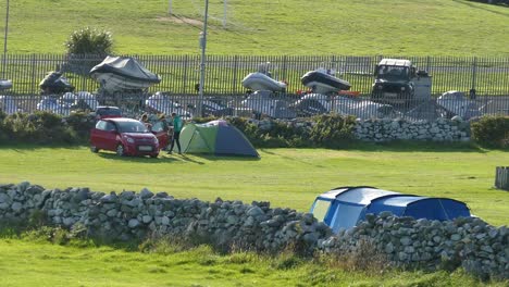 camping site filmed in the barmouth, llanaber and gwynedd area in north wales