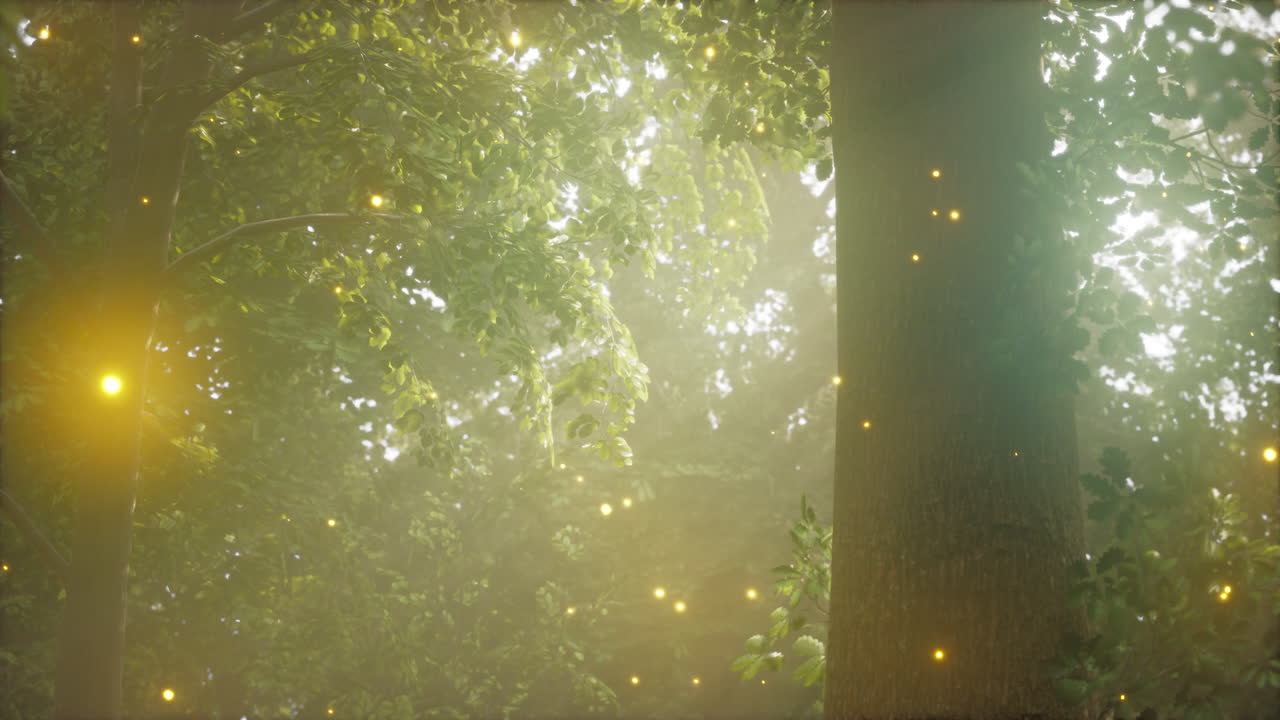 반불이가 있는 마법의 숲