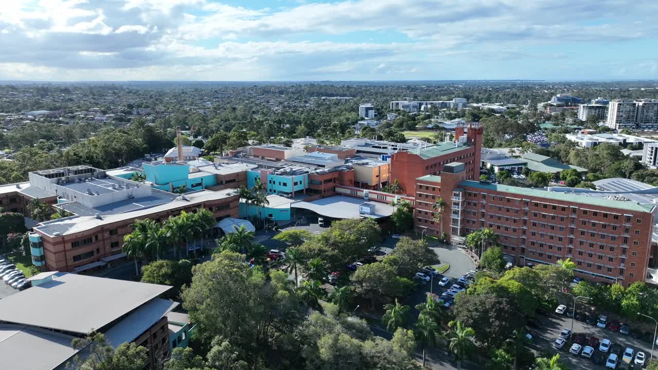 브리즈번 프린스 찰스 병원의 공중  ⁇ 도 촬영
