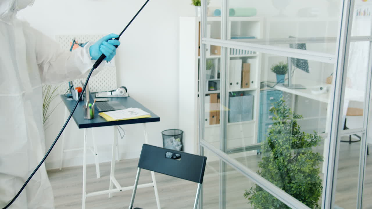 Disinfecting an Office Space