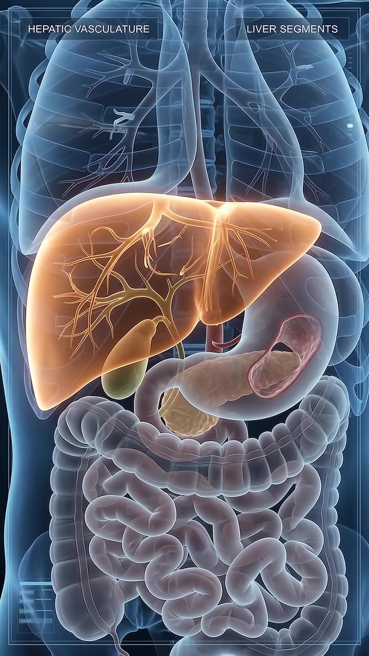 Medical Animation of Human Liver Anatomy and Hepatic Vasculature
