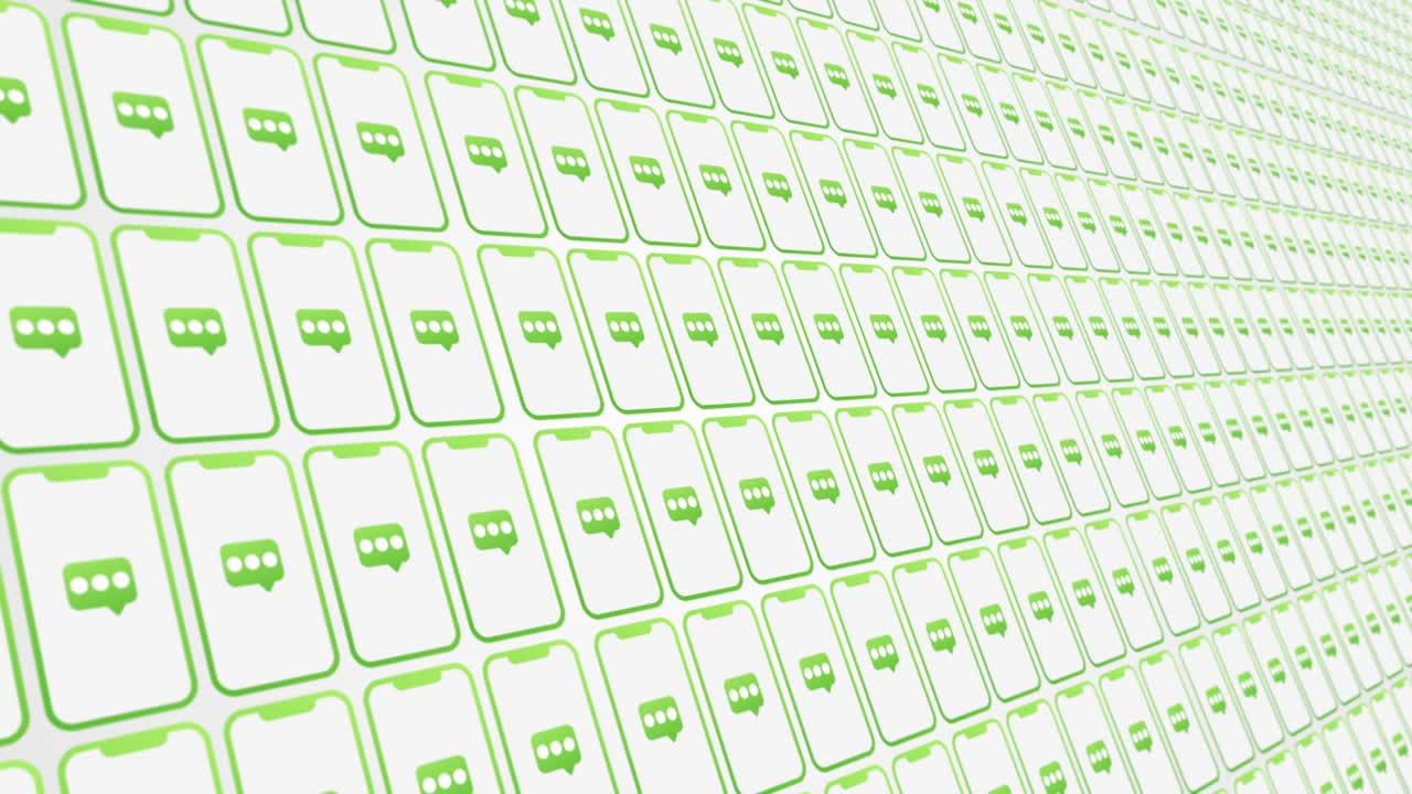 mensajes de patrón de teléfonos inteligentes fondo animado de cerca