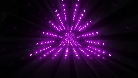 paarse neon tunnel