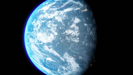 Planeta-Tierra-Desde-El-Espacio-Roation