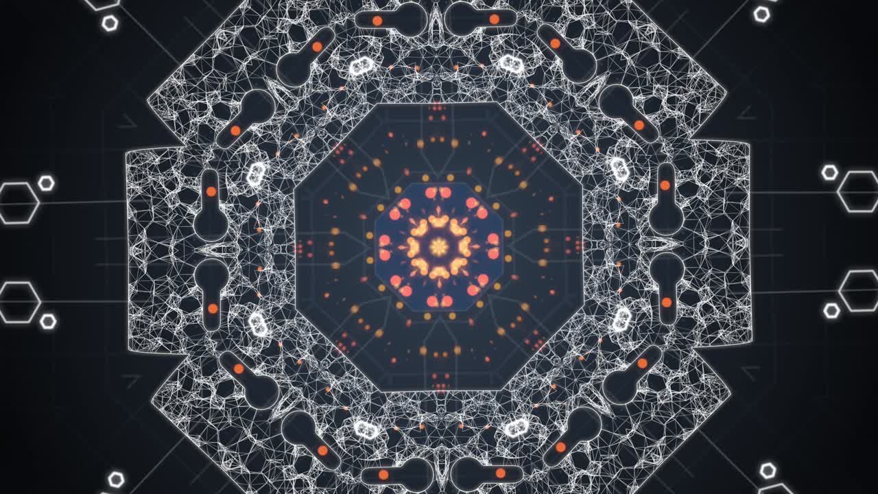 보안 배경 디자인 4k 비디오