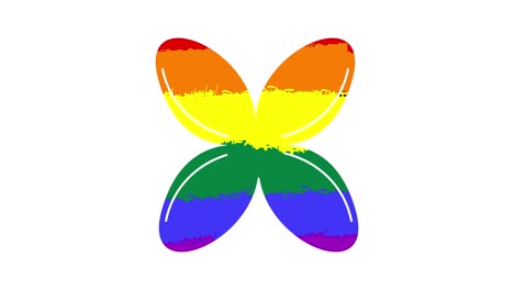 hélice giratoria de arco iris