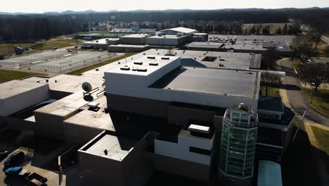 the performing arts wing of mona shores high school in michigan