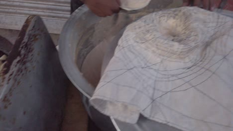 comida vegetariana popular en las calles del subcontinente indio
