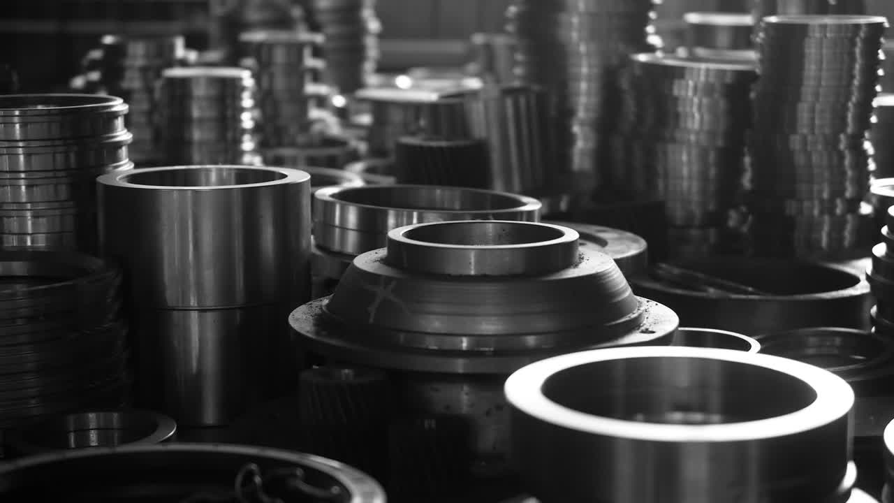 공장 부품 창고에서