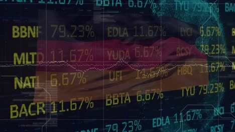 Animación-Del-Procesamiento-De-Datos-En-Caída-Sobre-La-Bandera-Alemana-Ondeando.