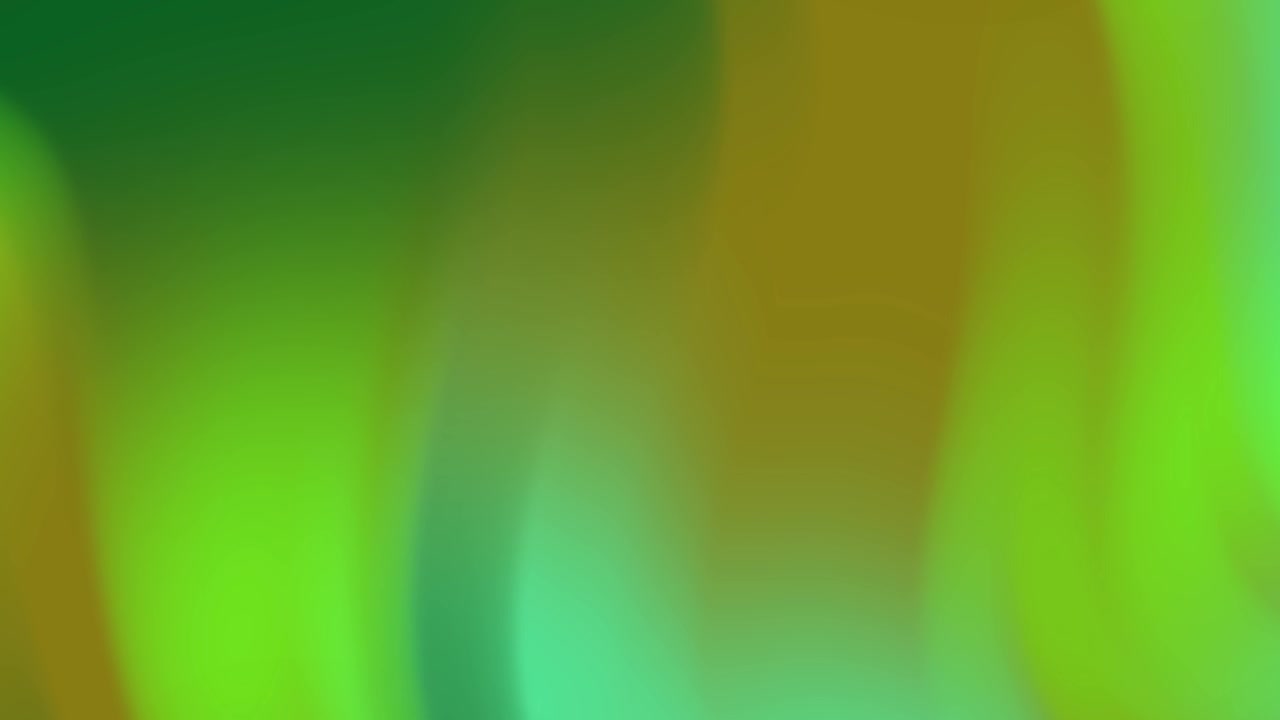 Abstract Green and Yellow Gradient Fluid Motion Background