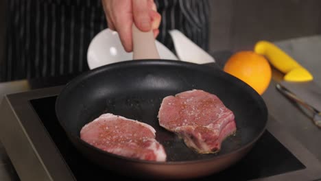 cooking pork chops