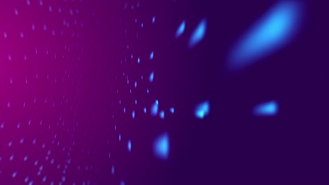 luces en ángulo que vuelan más allá de la cámara