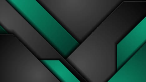 fondo de movimiento geométrico corporativo abstracto verde y negro