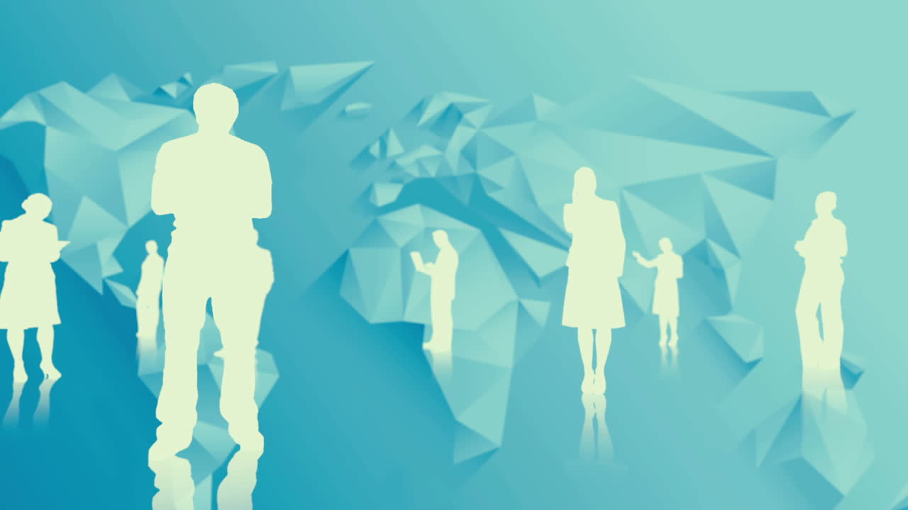 사업가들의  실루