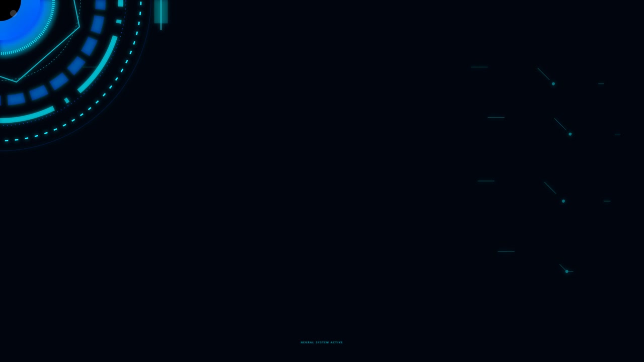 Futuristic Digital HUD Interface Scanning Data Overlay
