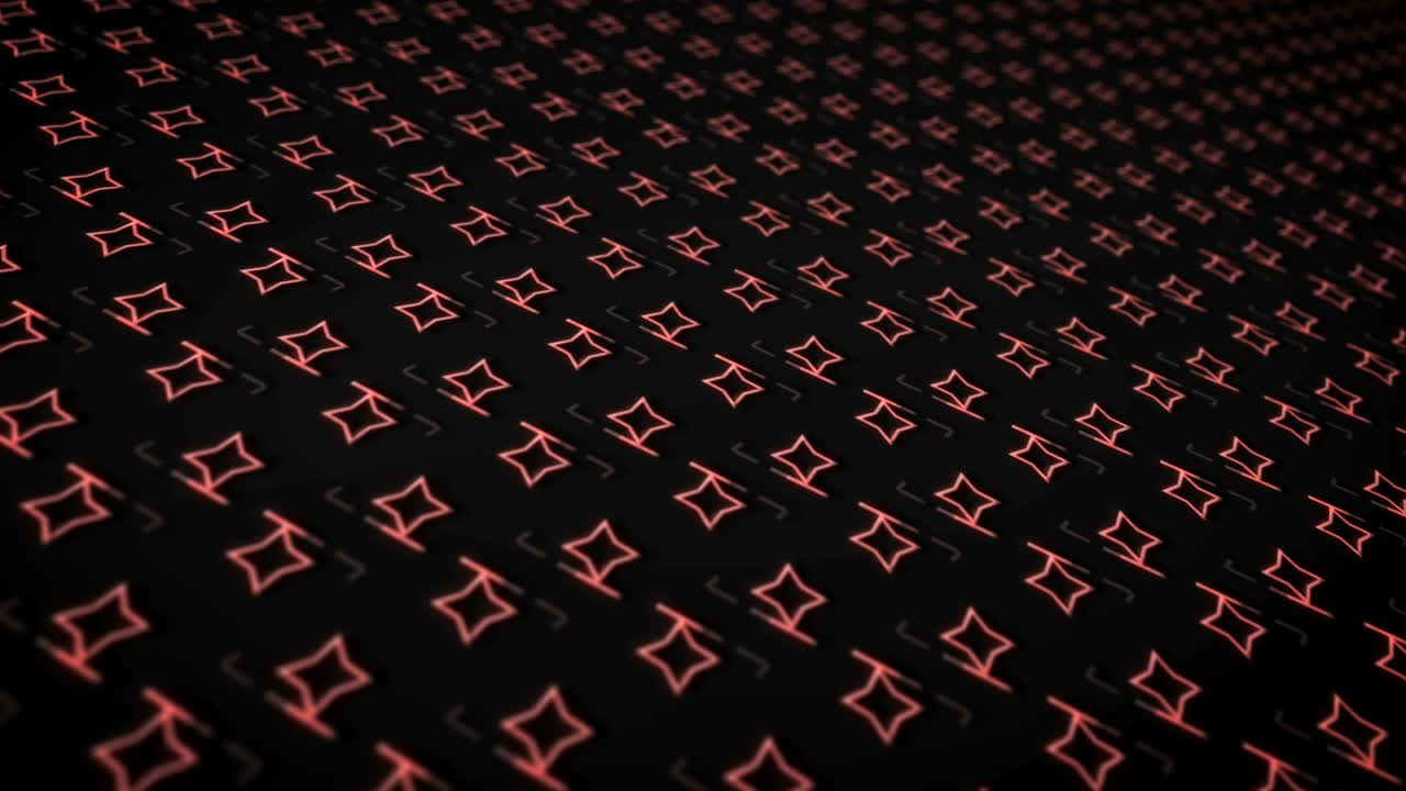 4k seamless loop animation with moving geometric shapes.