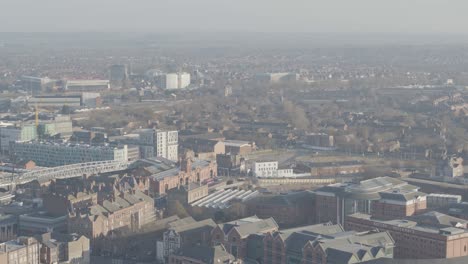 Birds-eye-view-of-the-Nottingham-Nottinghamshire-United-Kingdom