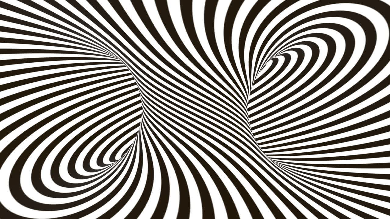 el arte abstracto de la ilusión en espiral