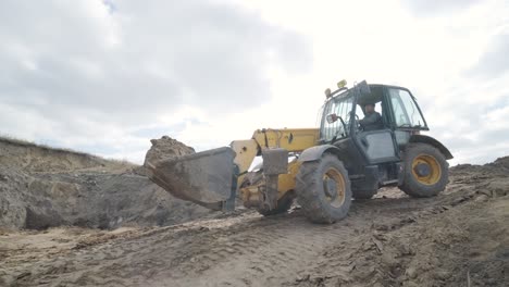 excavation tractor works, compaction of  the soil